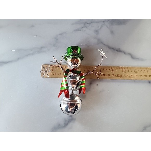 Jingle Bell Snowman Christmas Ornament - Picture 9 of 10